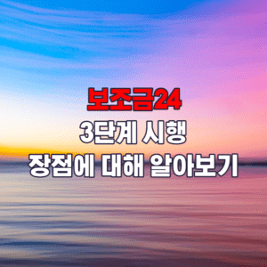 보조금24장점에대한포스팅의섬네일